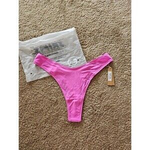SKIMS Fits Everybody Dipped Thong Neon Orchid Size 3X